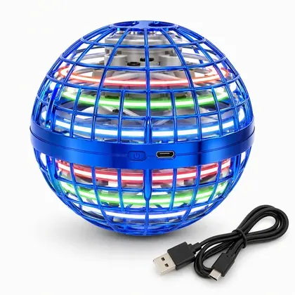Bola Voadora Boomerang com LED e Sensor de Mão