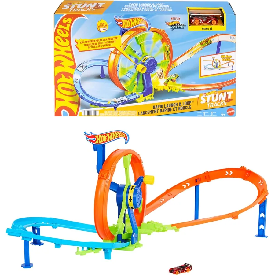 Pista Hot Wheels Action Desafio Turbina de Ação — imagem 1