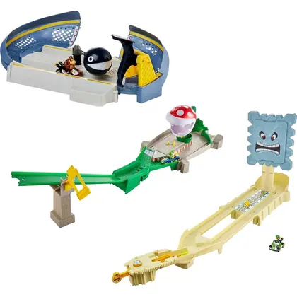 Pista Hot Wheels Mario Kart Thwomp