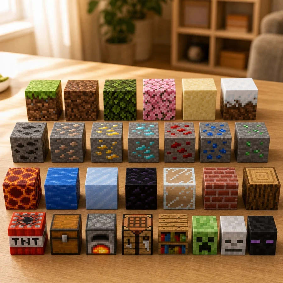 Blocos Magnéticos Minecraft + 10 Bonecos — imagem 6