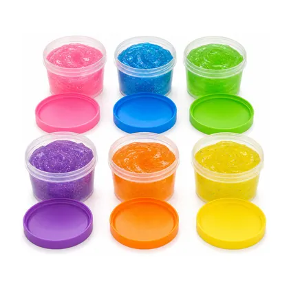 Kit Slime Pronto com 6 Potes
