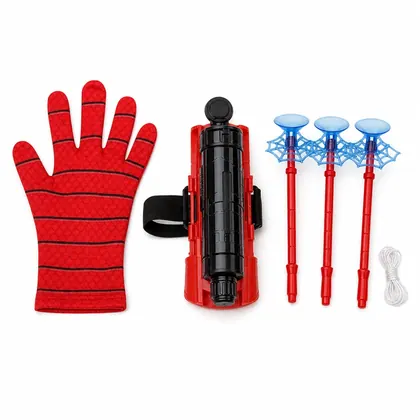 Kit Lança Teias do Homem Aranha + Máscara Realista de Brinde