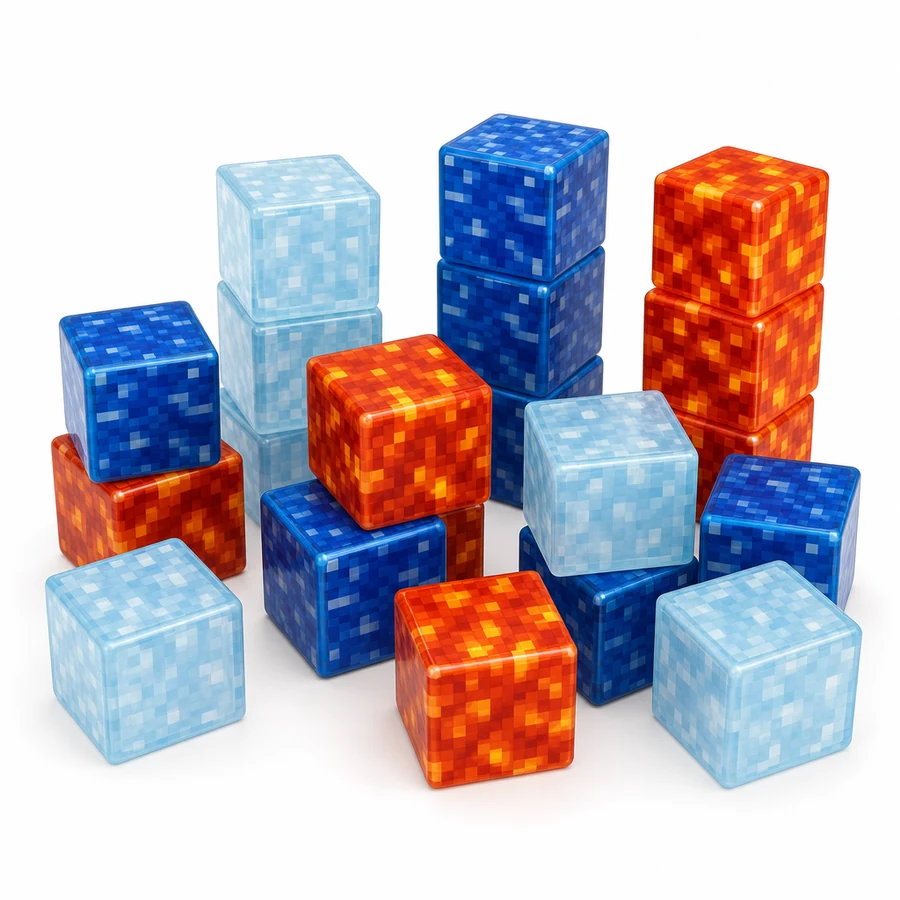 Pacote Extra: Lava, Gelo e Água do Minecraft