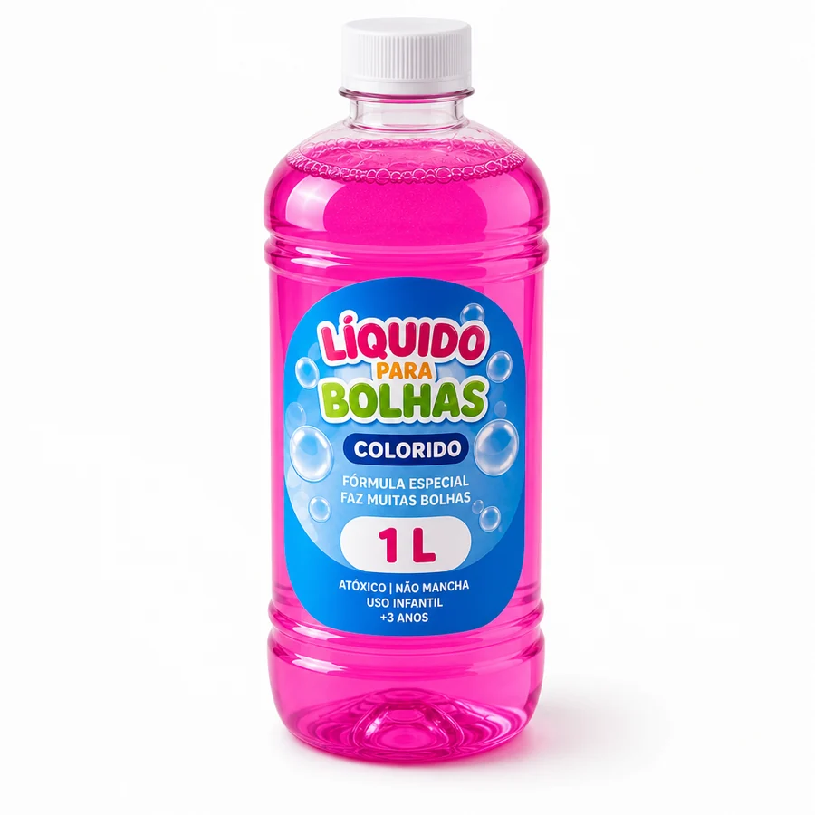 Sabão Colorido para Bolhas 1 Litro — imagem 1